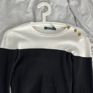 Ralph Lauren long sleeve with gold button